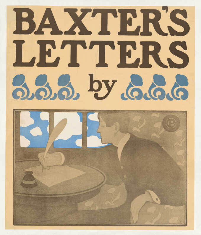 Anonymous, American, 19th century : Les lettres de Baxter