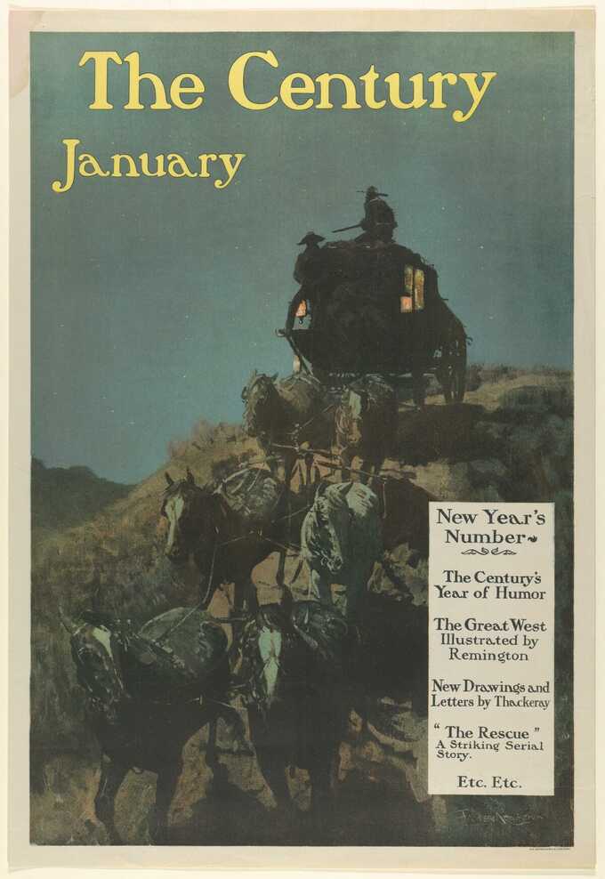 Frederic Remington : Le siècle : numéro du Nouvel An, janvier