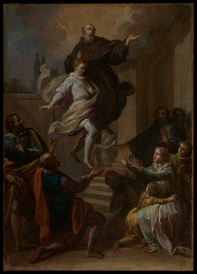 Placido Costanzi : Un miracle de saint Joseph de Cupertino (1603-1663)