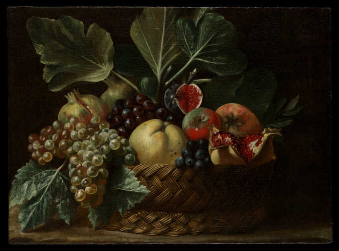 Bartolomeo Cavarozzi : Corbeille de fruits