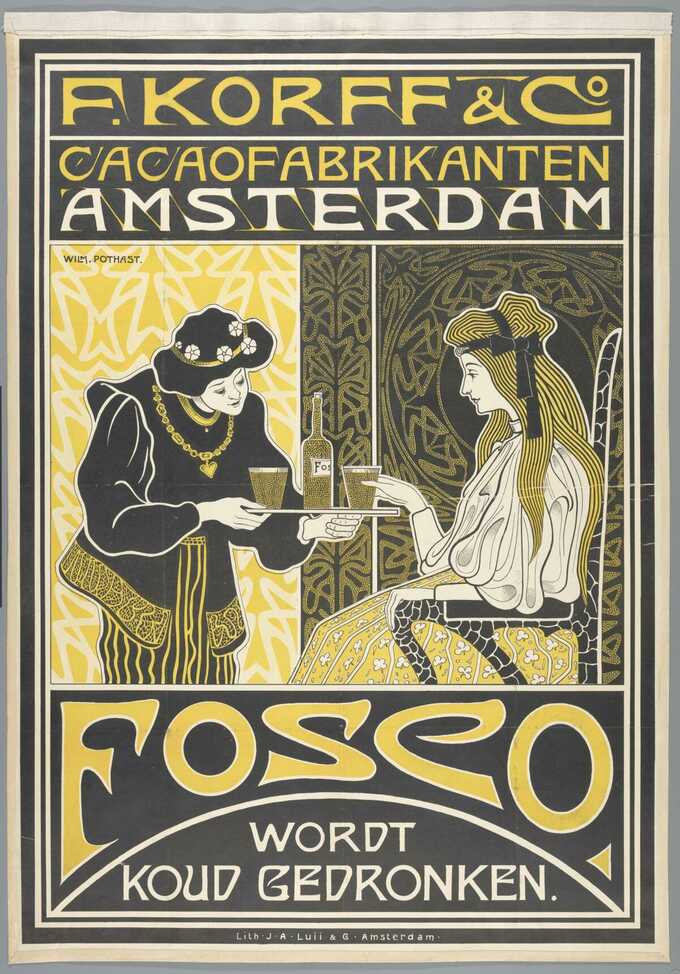 Willem Pothast : F. Korff & Co. Les fabricants de cacao d'Amsterdam. Fosco est ivre froid