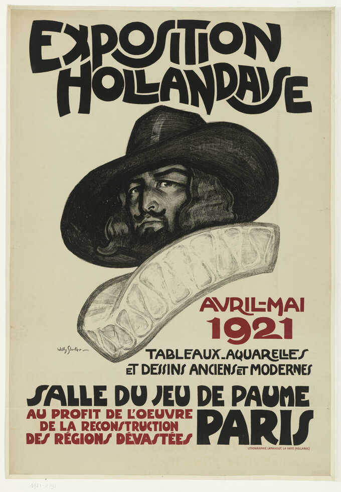 Willy Sluiter : Affiche pour l'Exposition Hollandaise de Paris, 1921