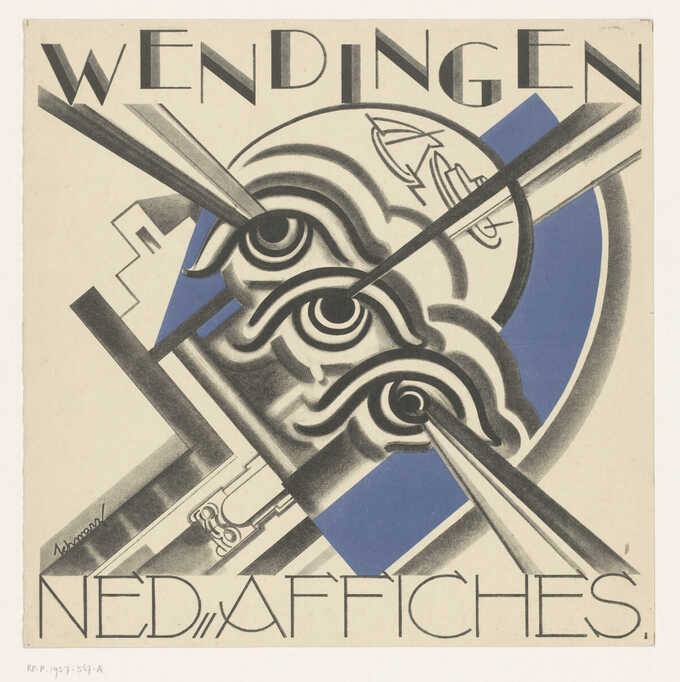 Mommie Schwarz : Conception de couverture pour : Wendingen, 1931