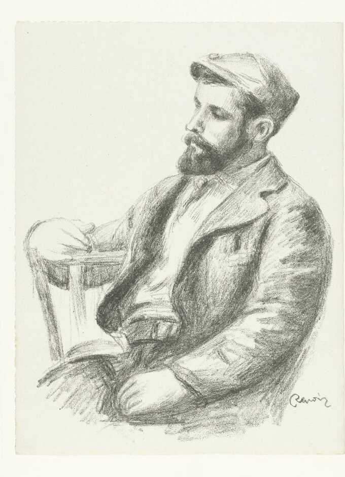 Pierre Auguste Renoir : Portrait de l'artiste Louis Valtat