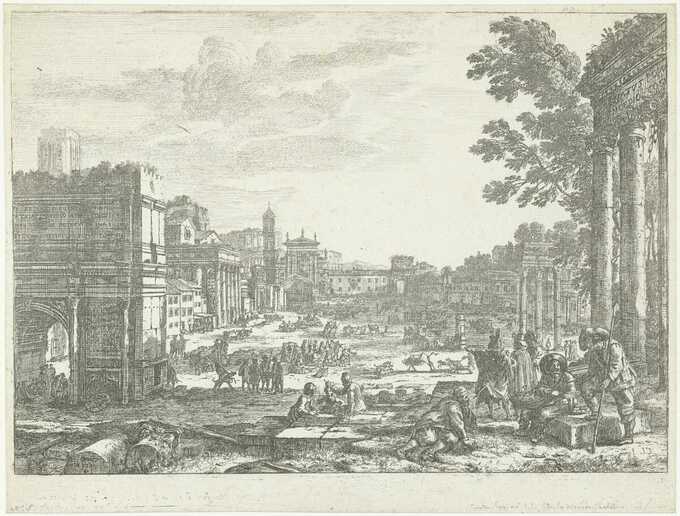 Claude Lorrain : Forum à Rome