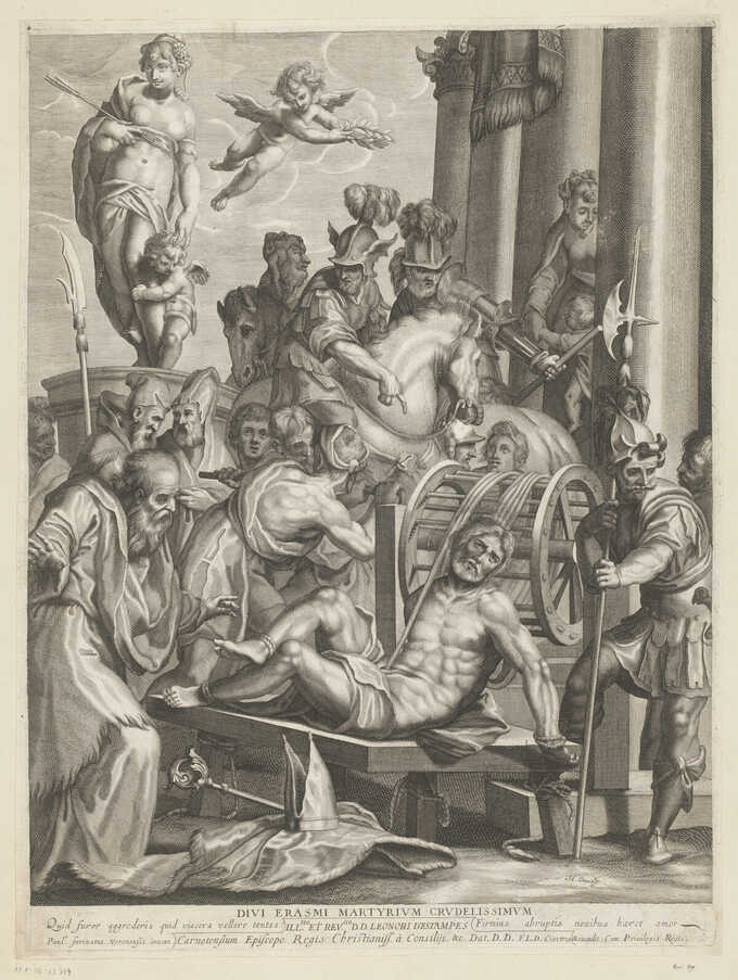 Jerôme David : Martyre de saint Érasme