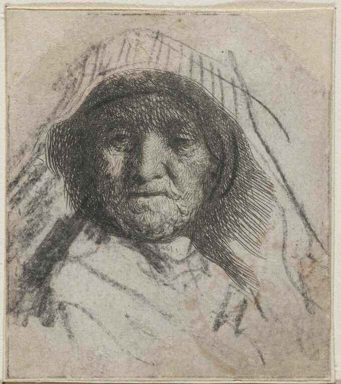 Rembrandt van Rijn : La mère de Rembrandt