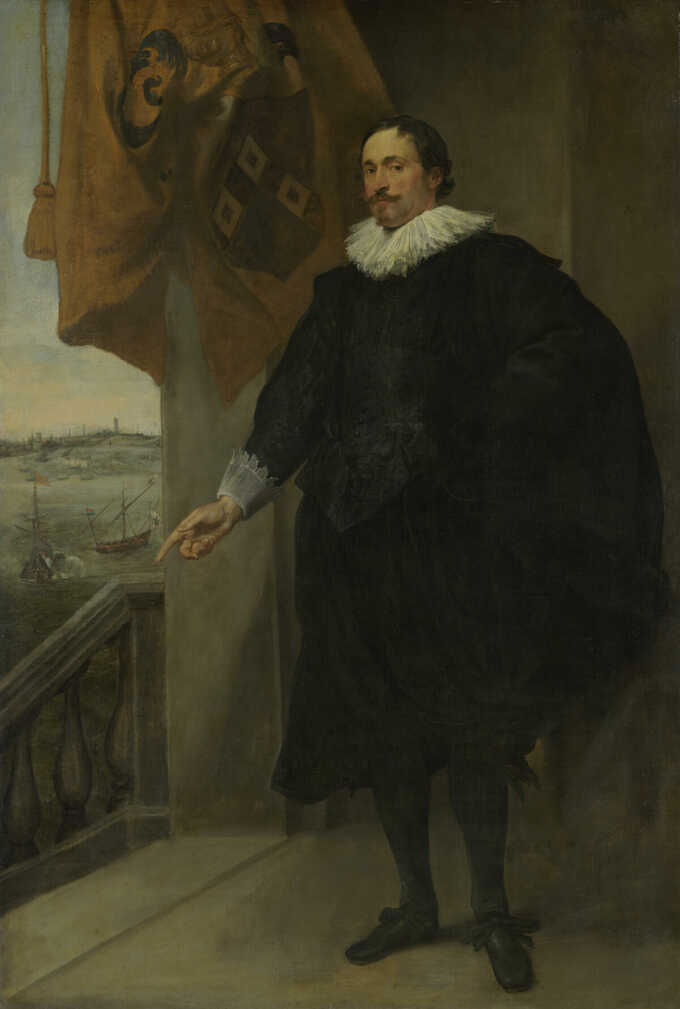 Anthony van Dyck : Portrait d'un noble, peut-être Adriaan van der Borcht
