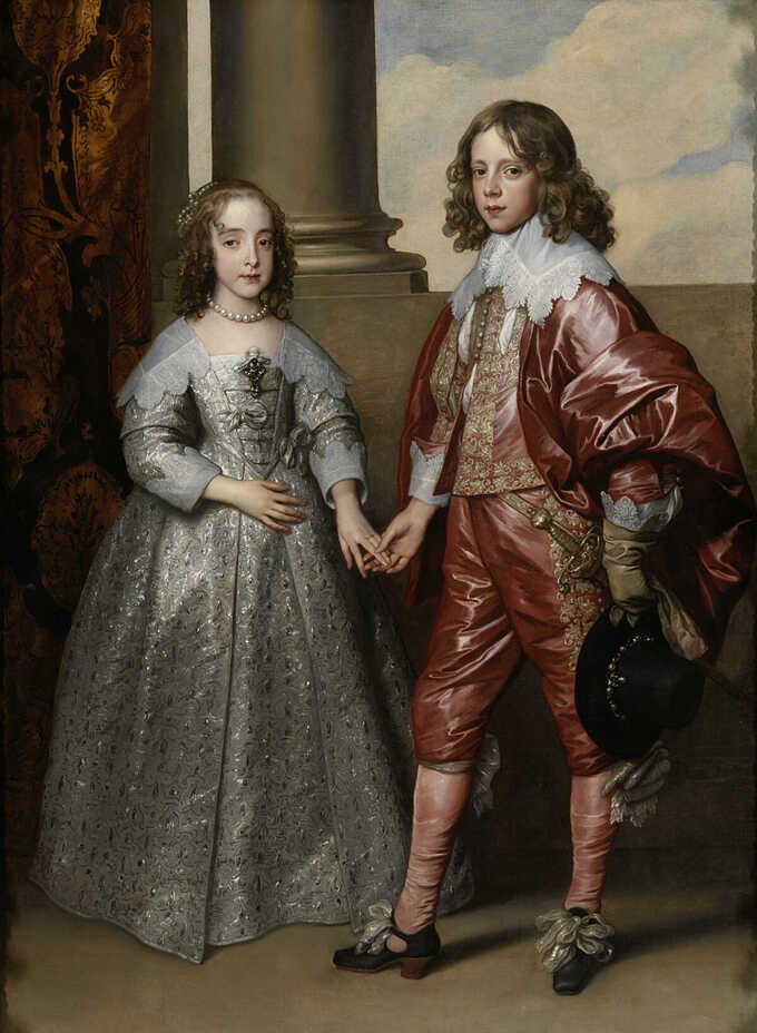 Anthony van Dyck : Guillaume II, prince d'Orange, et son épouse, Marie Stuart