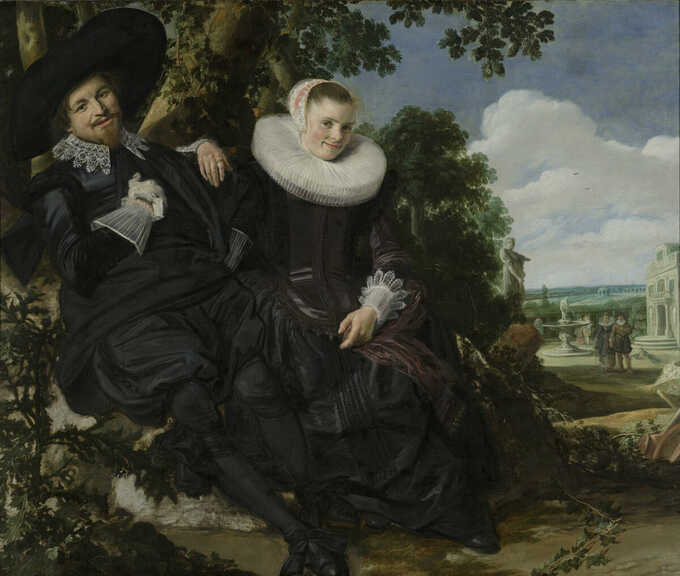 Frans Hals : Portrait d'un couple, probablement Isaac Abrahamsz Massa et Beatrix van der Laen