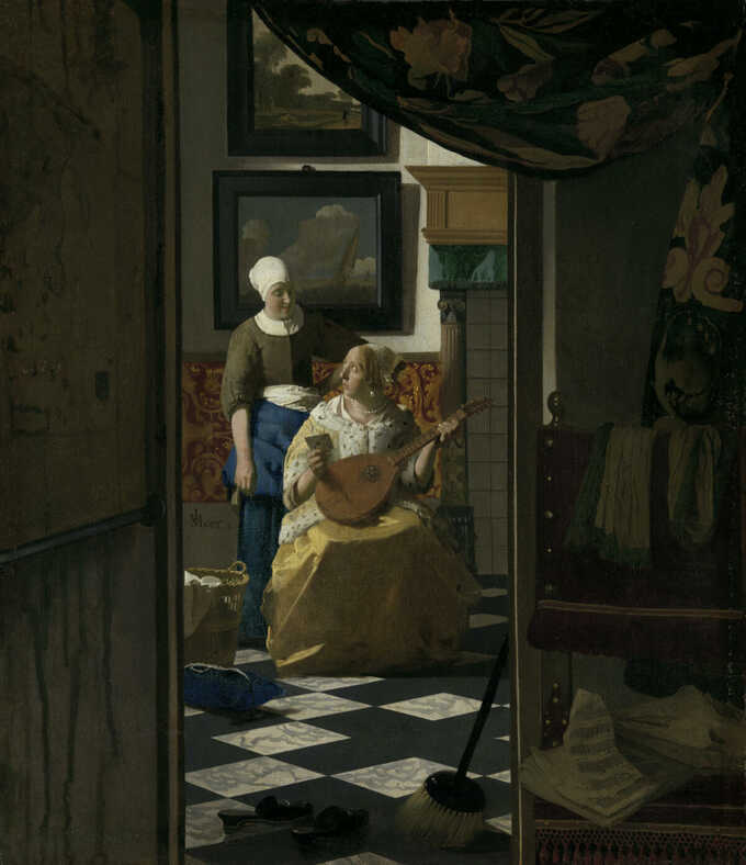 Johannes Vermeer : La Lettre d'amour