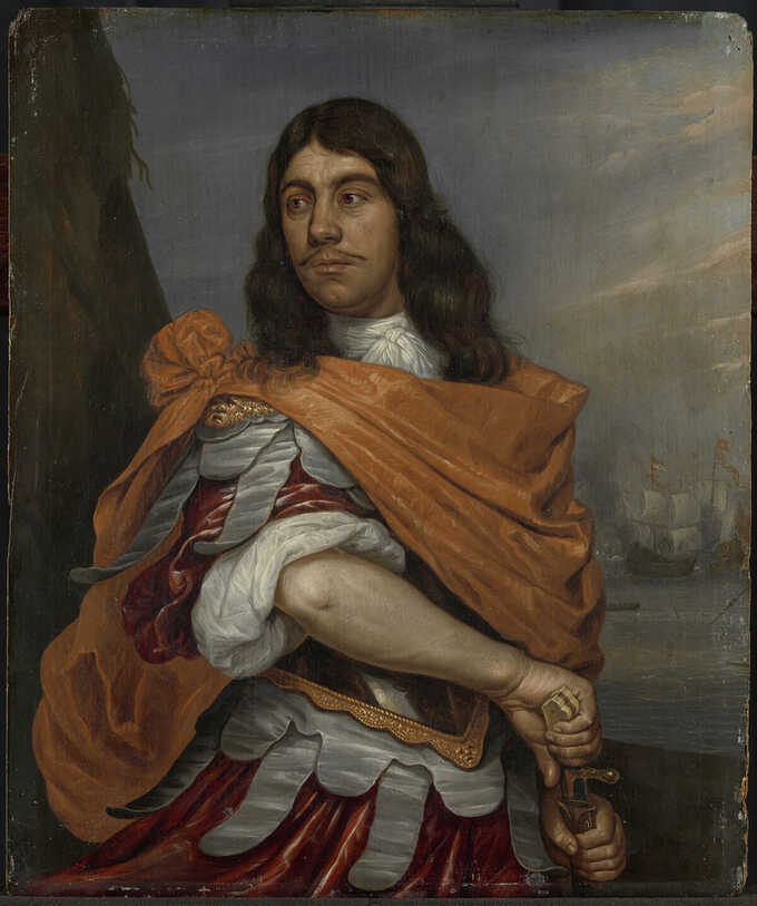 Abraham Evertsz. van Westerveld : Portrait du lieutenant-amiral Cornelis Tromp en costume romain