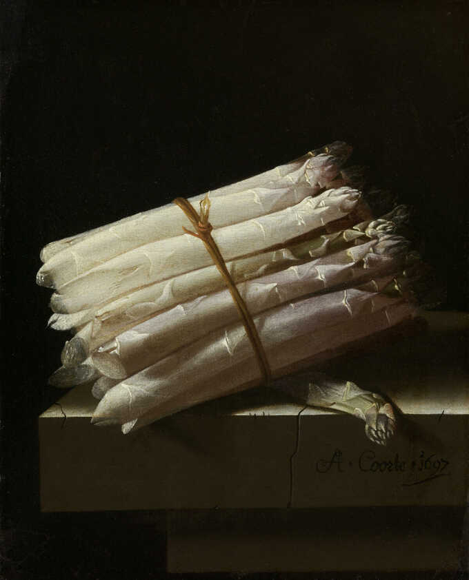 Adriaen Coorte : Nature morte aux asperges