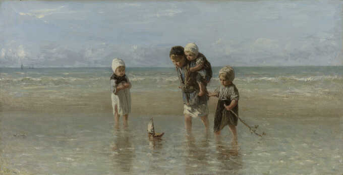 Jozef Israëls : Enfants de la mer