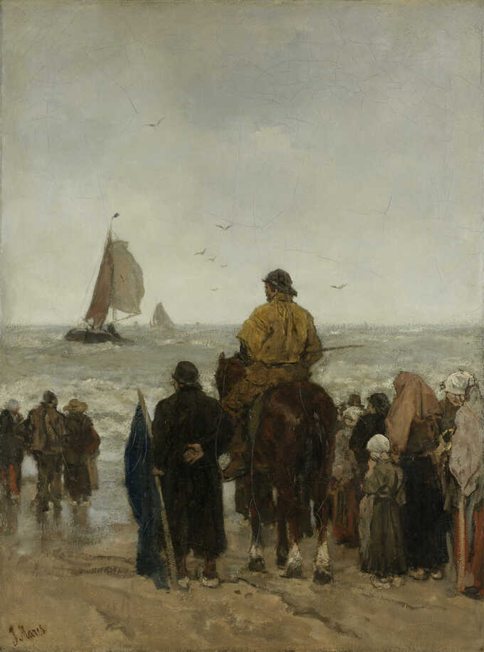 Jacob Maris : Arrivée des bateaux