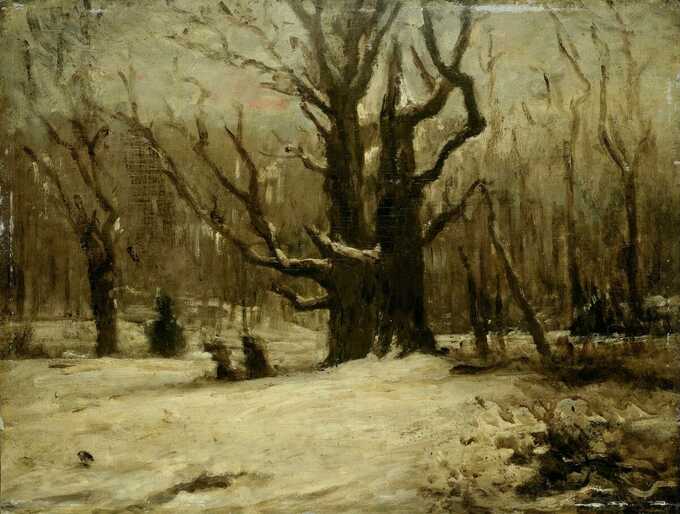 Gustave Courbet : Paysage d'hiver