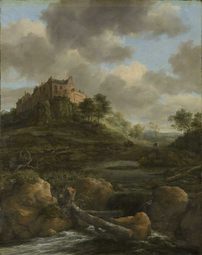 Jacob Isaacksz van Ruisdael : Château de Bentheim