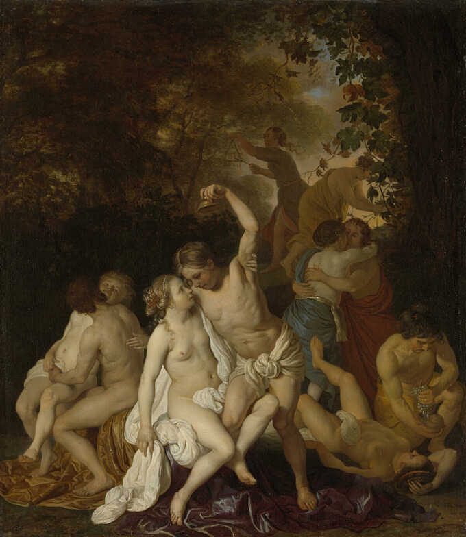 Jacob van Loo : Scène avec Bacchantes