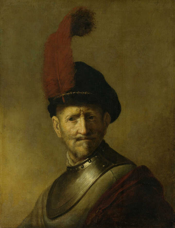 Rembrandt van Rijn : Portrait d'un homme, peut-être le père de Rembrandt, Harmen Gerritsz van Rijn