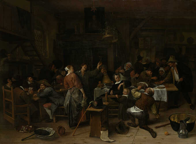 Jan Havicksz. Steen : Fête des Princes