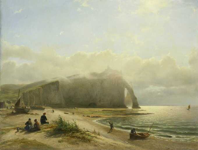 Willem Anthonie van Deventer : Paysage marin près de la côte