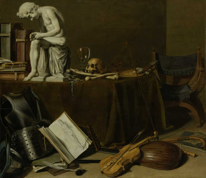 Pieter Claesz : Vanitas Nature Morte avec le Spinario