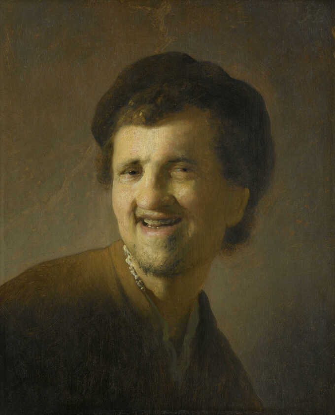 Rembrandt van Rijn : rire, jeune homme