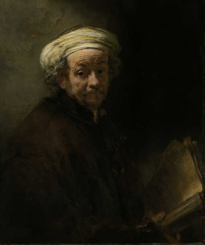 Rembrandt van Rijn : Autoportrait en tant qu'apôtre Paul