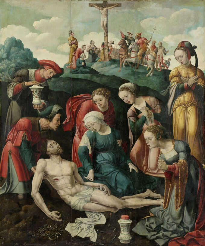 Cornelis Cornelisz II Buys : La Lamentation du Christ