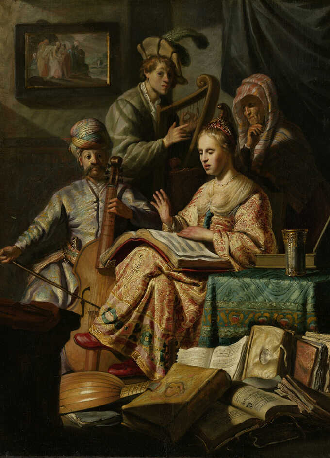 Rembrandt van Rijn : Compagnie musicale