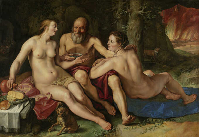 Hendrick Goltzius : Lot et ses filles