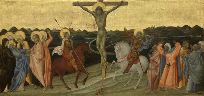 Giovanni di Paolo di Grazia : La crucifixion