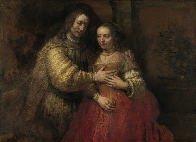 Rembrandt van Rijn : Isaac et Rebecca, connus sous le nom de « l'épouse juive »