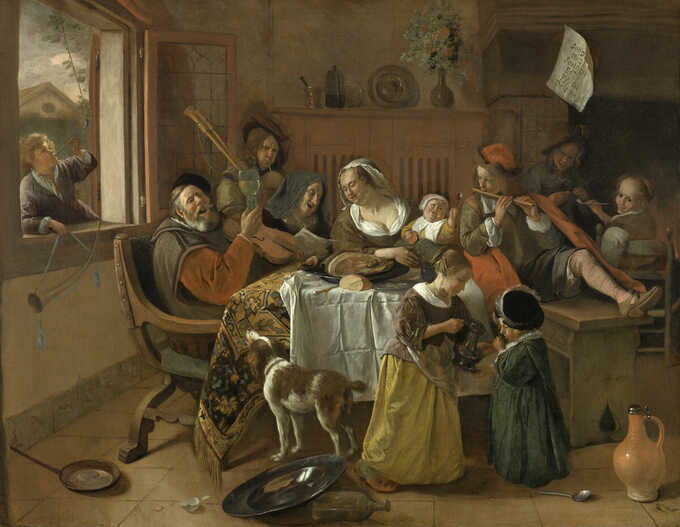 Jan Havicksz. Steen : La famille joyeuse