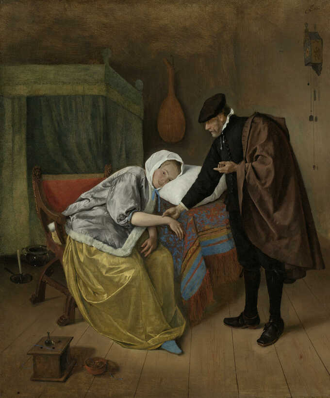 Jan Havicksz. Steen : La femme malade