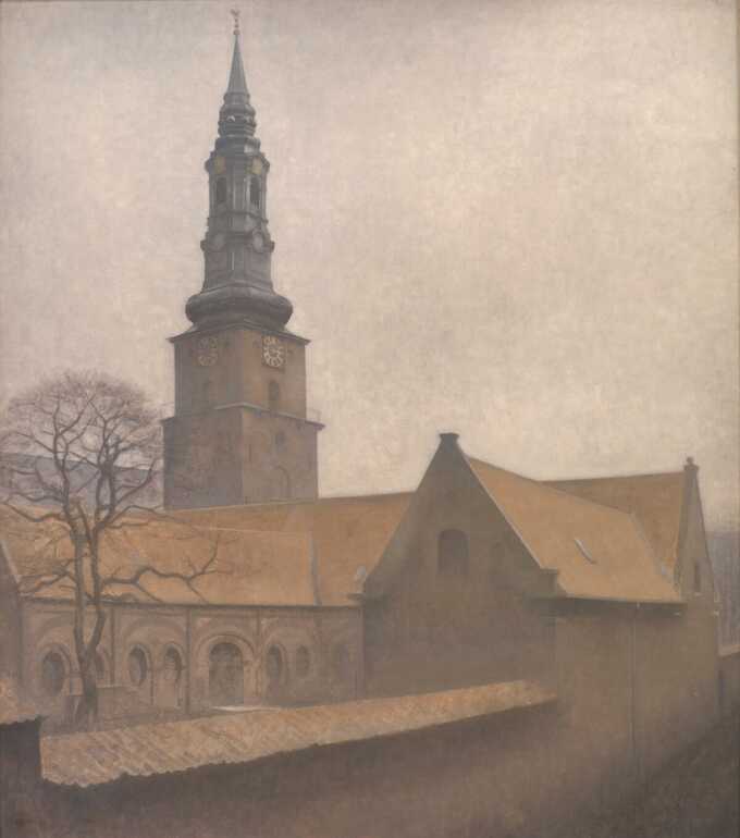 Hammershøi, Vilhelm : Église Saint-Pierre, Copenhague