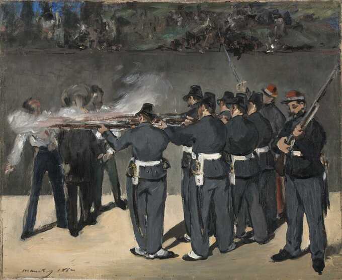 Manet, Édouard : L'exécution de l'empereur Maximilien