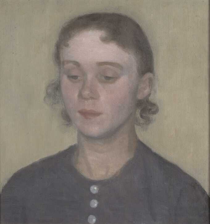 Hammershøi, Vilhelm : La femme de l'artiste, Ida Hammershøi, née Ilsted