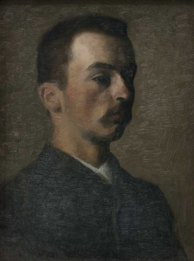 Hammershøi, Vilhelm : Autoportrait