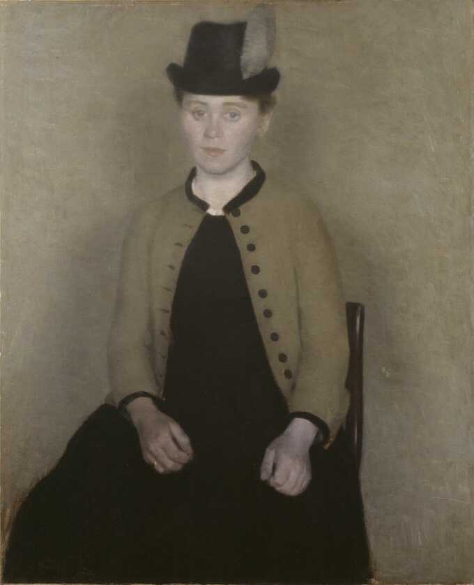 Hammershøi, Vilhelm : Ida Ilsted, plus tard la femme de l'artiste