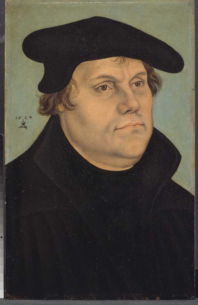 Cranach d.Æ., Lucas : Portrait de Martin Luther