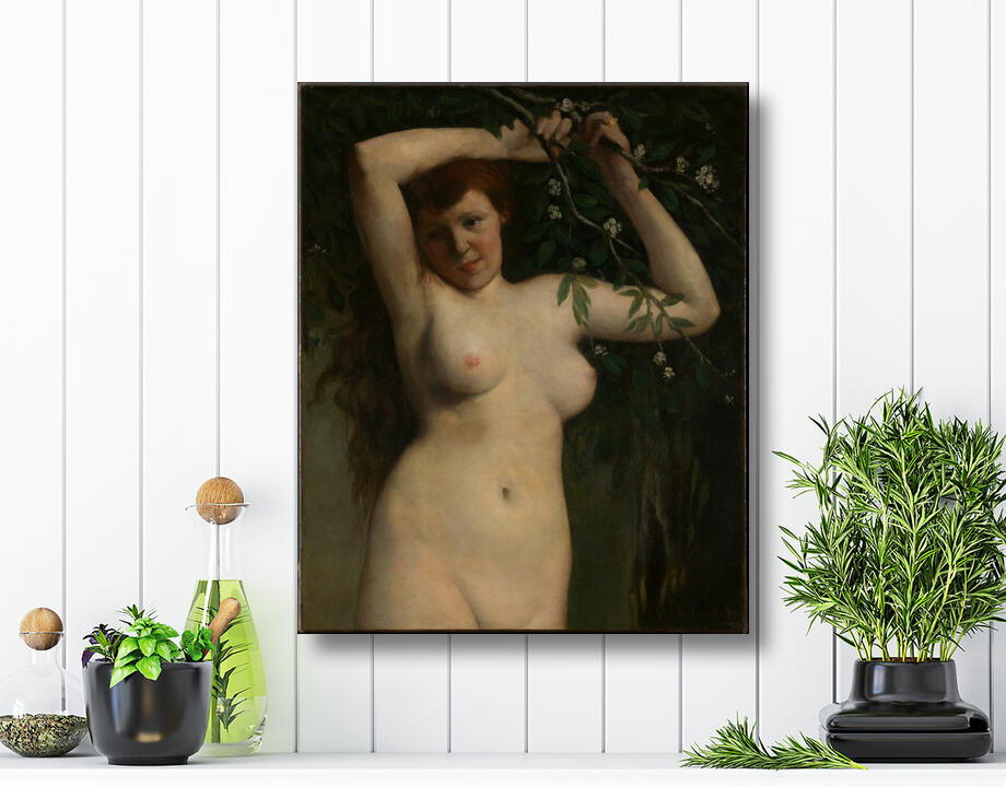 Gustave Courbet : Nu à la branche fleurie