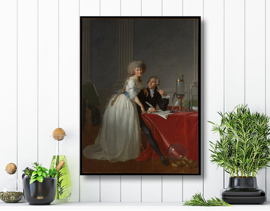 Jacques Louis David : Antoine Laurent Lavoisier (1743–1794) and Marie Anne Lavoisier (Marie Anne Pierrette Paulze, 1758–1836)