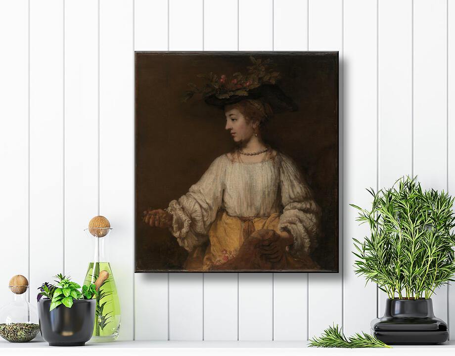 Rembrandt (Rembrandt van Rijn) : Flore