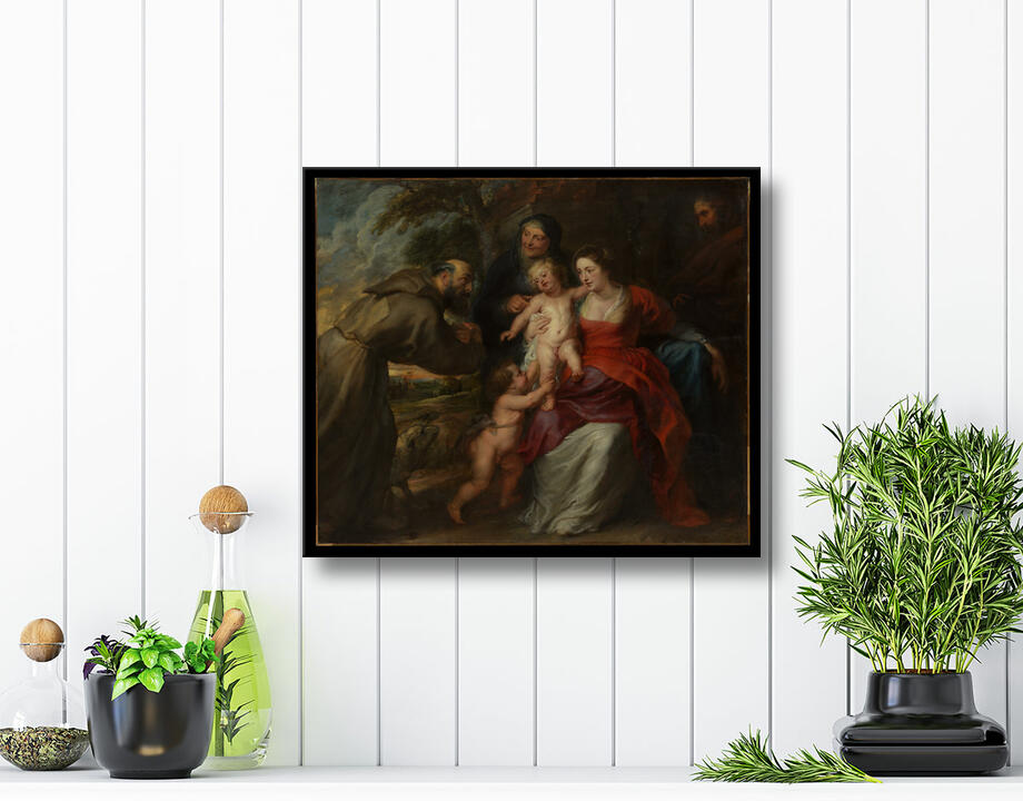 Peter Paul Rubens : La Sainte Famille avec les saints François et Anne et l