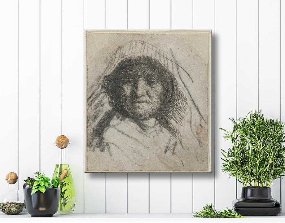 Rembrandt van Rijn : La mère de Rembrandt