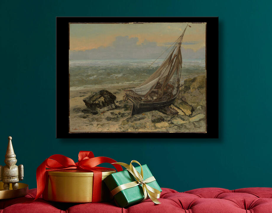Gustave Courbet : Le bateau de pêche
