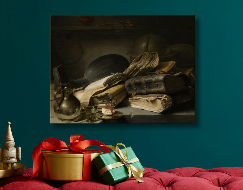 Jan Lievens : Nature morte aux livres