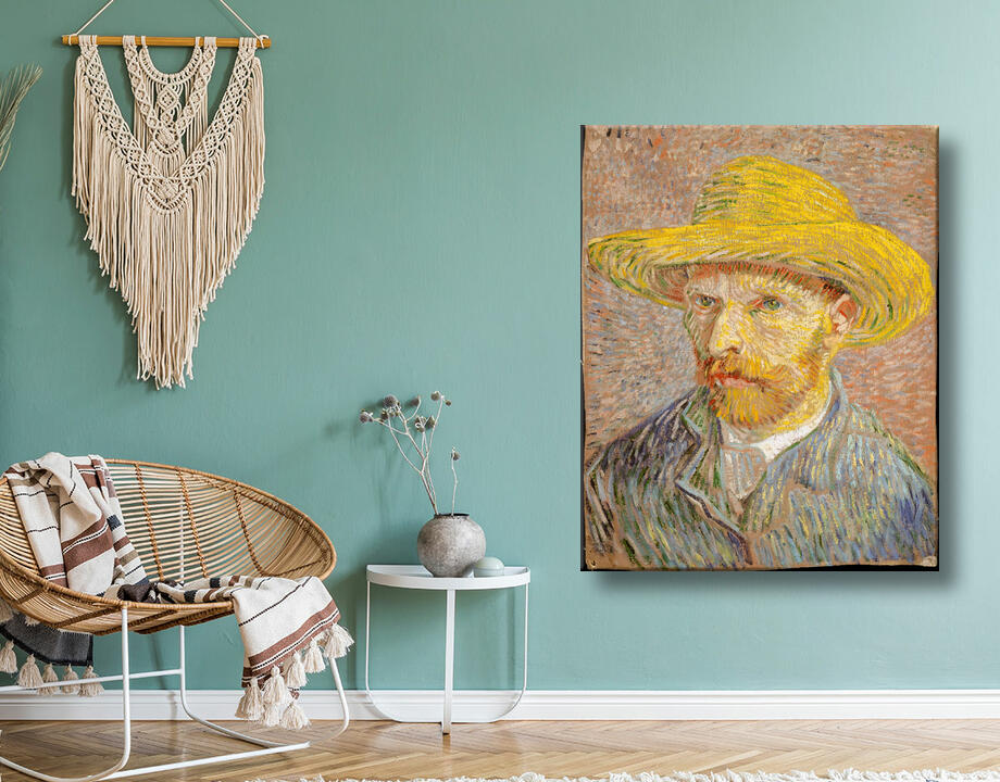 Vincent van Gogh : Autoportrait au chapeau de paille