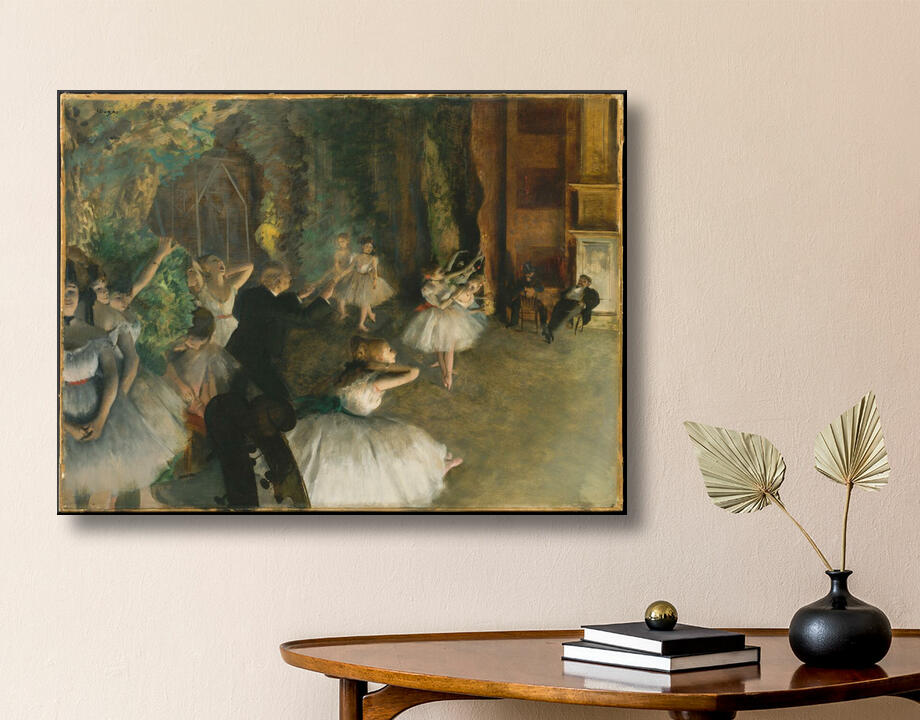 Edgar Degas : La répétition du ballet sur scène